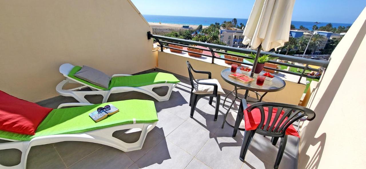 Ferienwohnung Buena Vista - Morro Jable - Meerblick - Pool エクステリア 写真